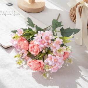 MW83521 Artificial Flower Bouquet Rose Clove Wholesale Wedding Decoration yeZuva raValentine chipo Wedding Supplies