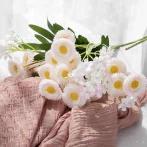 MW83522 Artificial Flower Chrysanthemum Factory Direct Sale Wedding Centerpieces ihe ndozi ubi ihe ndozi agbamakwụkwọ