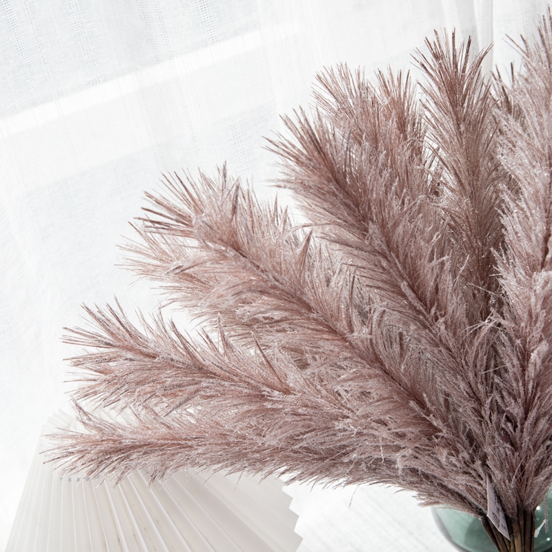 DY1-6332 Artificial Flower Bouquet Tapped pampas grass Cheap Mother’s Day gift Valentine’s Day gift Christmas Decoration