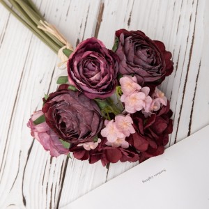 МВ83516Букет вештачког цвећаХортензијаПопуларно Поклон за Дан заљубљенихДекоративни цвет