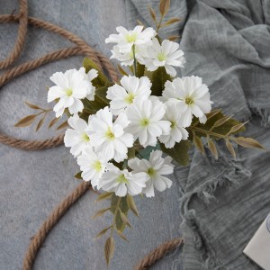 MW66828Ramo de flores artificialesCrisantemoFlor decorativa de alta calidade
