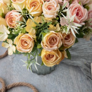 MW66829 Bouquet de fleurs artificielles rose hortensia vente chaude fleurs décoratives décorations festives