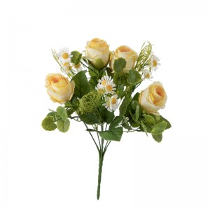 MW66801 Букет от изкуствени цветя Роза Нов дизайн Сватбени принадлежности