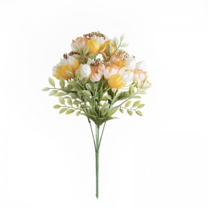 CL66507 Букет от изкуствени цветя Camelia Горещи продавани сватбени принадлежности