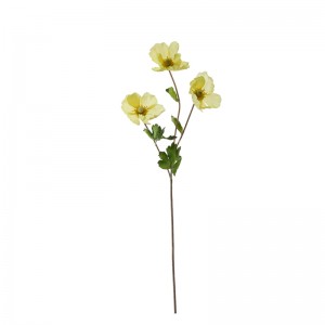 CL59503 Fleur artificielle Coquelicot Fleurs et plantes décoratives populaires