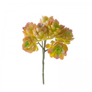 CL71501 Dirbtinės gėlės, sultingi augalai, sultingi tikroviški šventiniai papuošimai