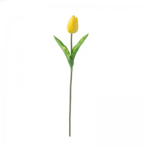 MW08515 Tulipanu di fiori artificiali Decorazione di matrimoniu di giardinu di alta qualità