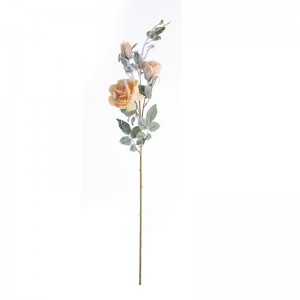 DY1-3082A Dirbtinių gėlių rožė Aukštos kokybės sodo vestuvių dekoravimas