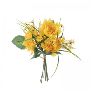 DY1-3290 Artificial Flower Bouquet Dahlia Wedding Centerpieces fan hege kwaliteit