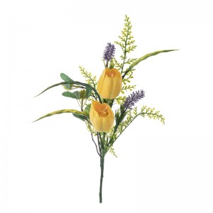 DY1-3609 Kunstig blomsterbuket Tulipanfabrik Direkte salg Bryllupsforsyning