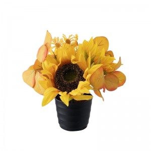 DY1-4031 Bonsai Sunflower Factory Priamy predaj Svadobné ozdoby