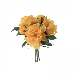 DY1-5601 Umělá květinová kytice Pivoňka Levné zahradní svatební dekorace