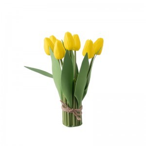 MW54505 Buquê de flores artificiais tulipa decoração de festa de alta qualidade