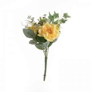 MW55710 Furen wucin gadi Bouquet Rose Haƙiƙan Ado na Bikin aure