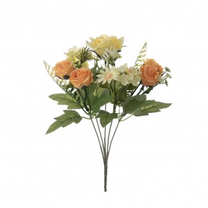 MW55727 Artificial Flower Bouquet Rose Babban ingancin wuraren Bikin aure