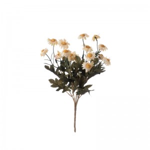 MW57514 dirbtinių gėlių puokštė chrizantema Aukštos kokybės vestuvių reikmenys