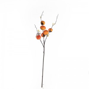 MW76713 ხელოვნური ყვავილის მცენარე ხურმა მაღალი ხარისხის დეკორატიული ყვავილები და მცენარეები