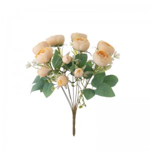 MW31505 זר פרחים מלאכותיים קמיליה אספקת חתונה זולה קישוט חתונה