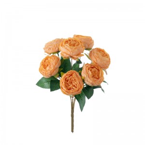 MW31506 Букет от изкуствени цветя Роза Горещи продавани празнични декорации
