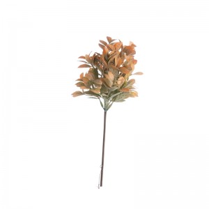 CL11520 Dirbtinių gėlių augalų lapų tikroviškos šventinės dekoracijos