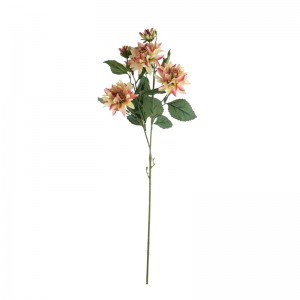 DY1-5380 Fiore artificiale Dalia Fiore di vendita caldo Sfondo da parete