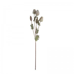 MW25707 Artificial Flower Plant Poppy Realistic Wedding Centerpieces