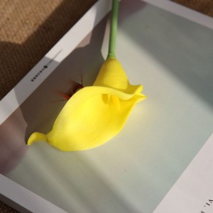 MW08083 Decorative Artificial PU Touch Calla Lily Flower ለቤት/ ለሠርግ/ ለፓርቲ ማስጌጫ