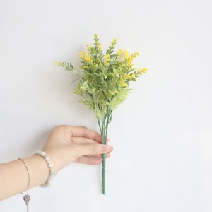 MW05554 Τεχνητό τσαμπί λεβάντας Floral πλαστικός θάμνος Διακοσμητικά λουλούδια & στεφάνια γάμου CALLA λουλούδι χαρτοκιβώτιο Μοδάτα σχέδια