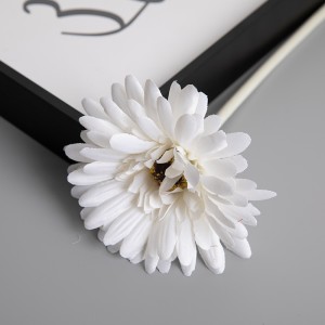 GF10004 Τεχνητό Λουλούδι Χονδρικό Μετάξι Floking Simulated Gerbera Flower Long Steel