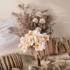 CF01006 dirbtinės kiaulpienės hortenzijos puokštė naujo dizaino dekoratyvinės gėlės ir augalai