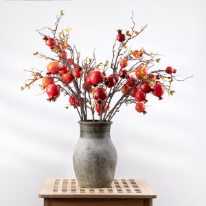 MW10893 Shegë me shkumë cilësore me fruta të mëdha dhe gjethe vjeshte për dekorimin e festës