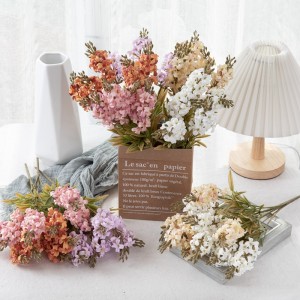 CL01001 Karštai parduodamas dirbtinių gėlių audinys su penkiagalviais hiacintais, skirtas namų vakarėlio vestuvių dekoravimui