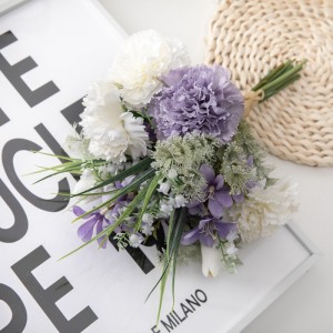 CF01158 ທຽມ Carnation ທົ່ວໄປ Freesia Tulip Bouquet ການອອກແບບໃຫມ່ສວນການຕົກແຕ່ງ Wedding