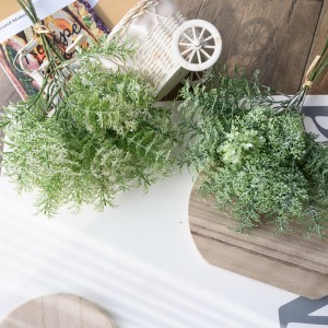 YC1076 Artificial Flower Bouquet Wormwood Herb Plant Hot Selling Decorative Flowers and Plants