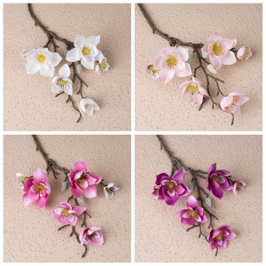 YC1025 Professional Franlica o singură floare de magnolie vază cu flori artificiale pentru decorarea nunții