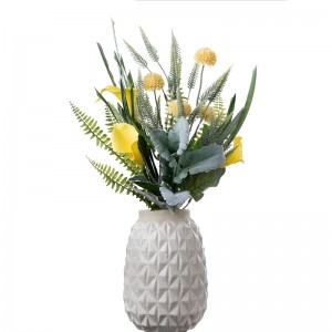 CF01145 인공 칼라 릴리 민들레 꽃다발 새로운 디자인 장식 꽃과 식물