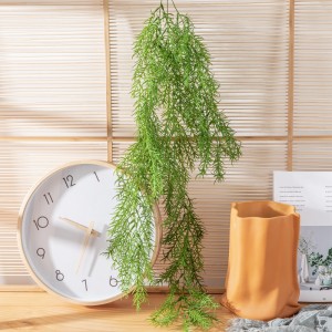 MW26636 Long Pine Needles Artificial Plants Soft Glue Cheap Rattan Pine Needles Vine Home Decoration