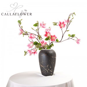 MW46601 Artificial Flower Magnolia Factory Direkte ferkeap Silk Flowers Party Decoration
