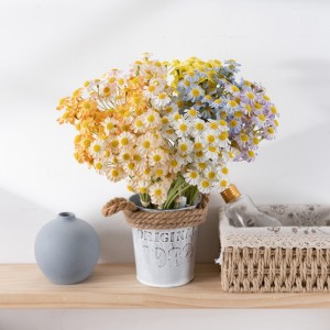 MW66002 Mini Artificial Silk Nice Daisy Chamomile Chrysanthemum Bundle Arrangement ہاتھ سے تیار پارٹی کے کمرے کی سجاوٹ کے لیے
