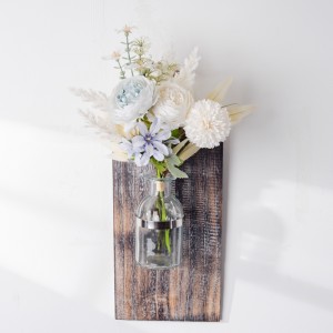 CF01305 Maslačak Ranunculus buket svadbeni svadbeni buket od umjetne svile djeveruše djeveruše vintage rustikalni stil satensko vjenčanje