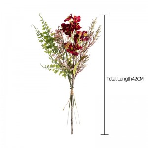 MW24832 Buqetë Dore Dasma me Lule Artificiale Lule Dekorative Për Dekorimin e Shtëpisë