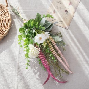 CF01255 Erba di mais con tarassaco margherita artificiale conservata di alta qualità Nuovo bouquet primaverile per decorazioni di nozze per feste in casa