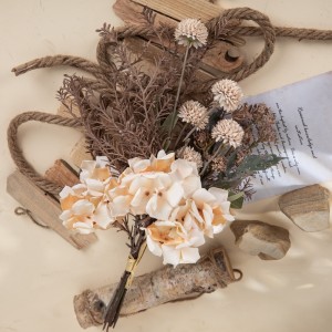 CF01006 Artificial Dandelion Hydrangea Bouquet Nij ûntwerp Dekorative Blommen en Planten