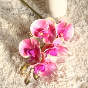 MW18905 Vakre ornamenter mini dekorativ blomst kunstig orkide dekorasjon