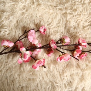 MW36891 Տաք վաճառվող գուլպաներ արհեստական ​​ծաղիկ pulm blossom Ամանորյա զարդարանք տան համար