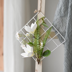 CF01019 Artificial Flower Lattice Wall Hanging Orchid Fern Realistic Mother’s Day gift