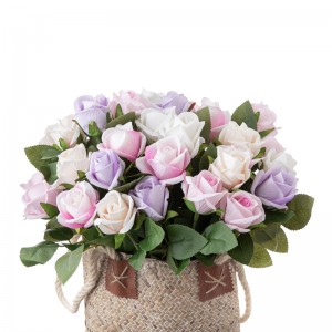 MW03340 Vruće novi dizajn umjetni baršun mala ruža s jednom granom 8 boja dostupnih vjenčana dekoracija za kućnu zabavu