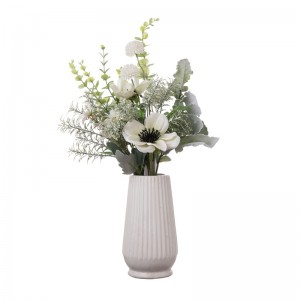 CF01184 Bouquet de crisanthème de dente de leon de camelia artificielle Nouveau design de fleurs et plantes décoratives