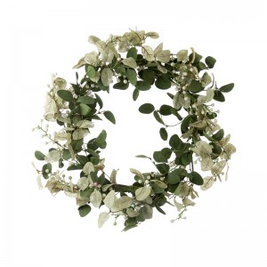 MW61888 Artificial Berry Apple Leaf Garlands White Green Wall Decoration Spring Greenery Wreaths for Wedding Home Hotel Decor