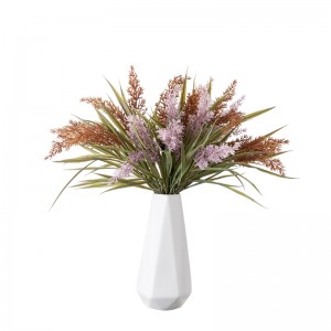 MW85005 New Design Plastic Artificial Lavender Setaria Bunch 4 Colors Available for Home Decoration Wedding Decoration